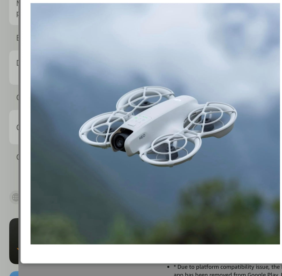 DJI Neo Drone Mini 4K UHD Video Quadcopter CP.FP.00000184.01