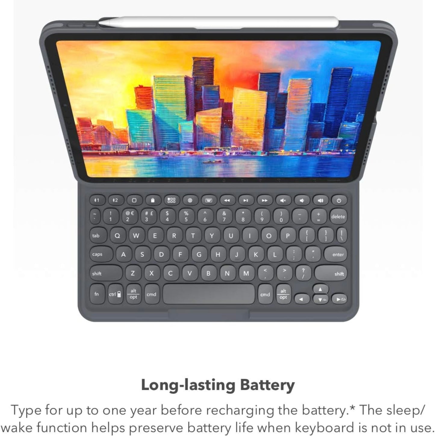 ZAGG Pro Keys Wireless Keyboard Case for Apple iPad Air 10.9 4th/5th Gen