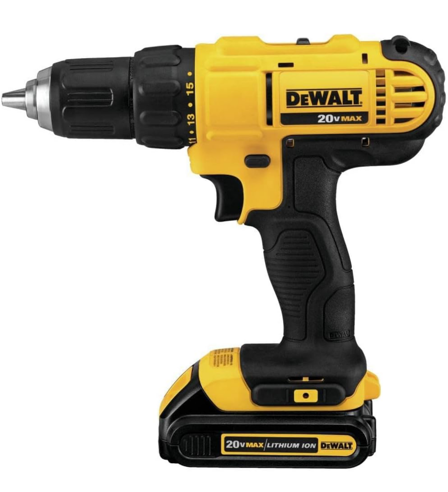 DEWALT 20V Max Cordless Drill/Driver Kit, 2 Batteries and Charger Included