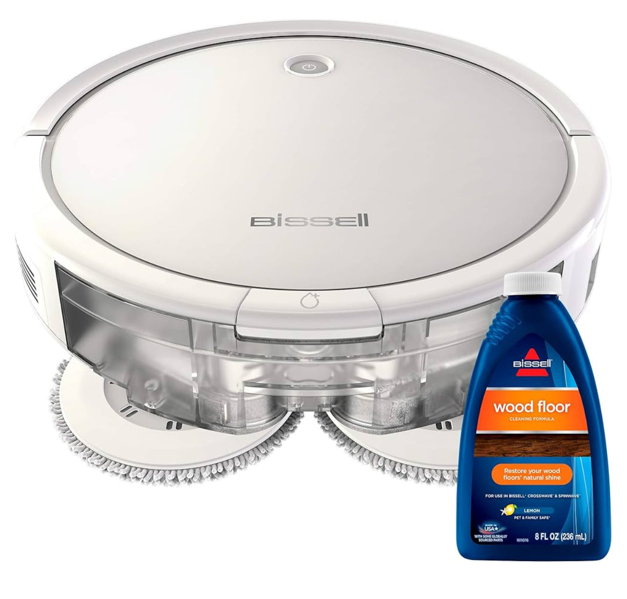 Bissell SpinWave Hard Floor Expert Wet and Dry Robot Vacuum, 3115