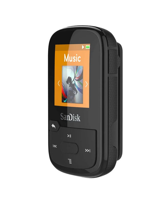 SanDisk Clip Sport Plus 16 GB MP3 Player With Bluetooth & FM Radio (Black)